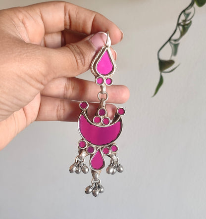 Minisha Glass Hook Earrings