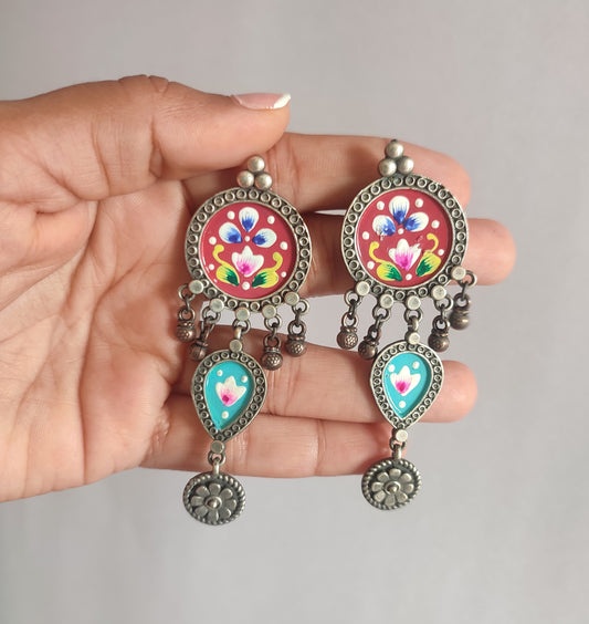 Preet handpainted Earrings