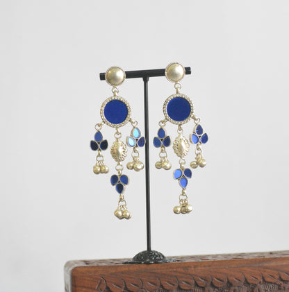 Moeina Glass and Brass Earrings