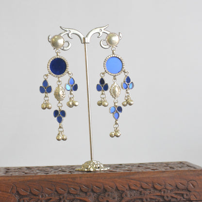 Moeina Glass and Brass Earrings