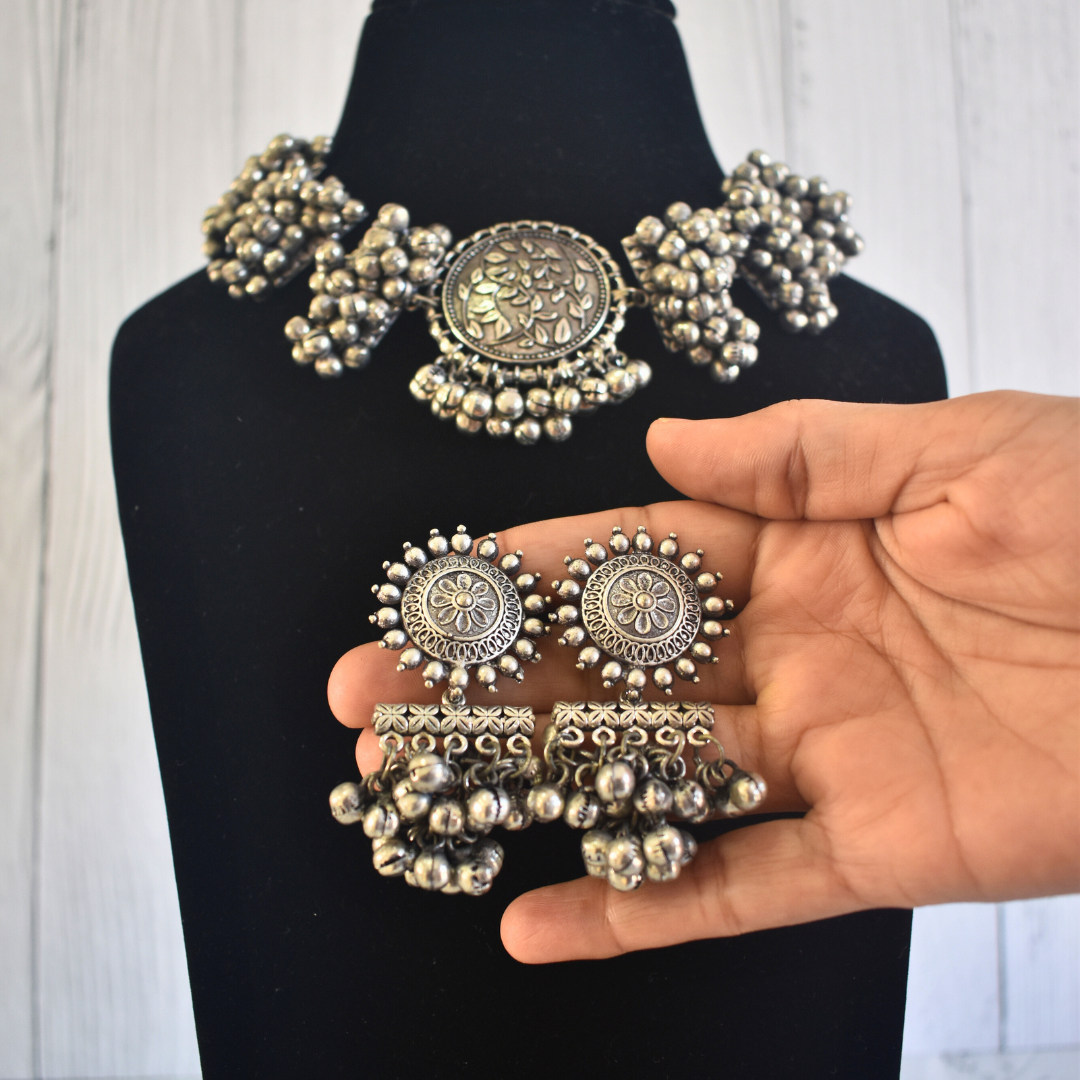 Morbani Necklace Set with Earrings