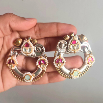 Pachi Kundan Stud Earrings