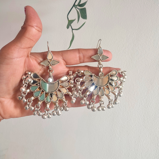 Seerat Heavy Glass Earrings