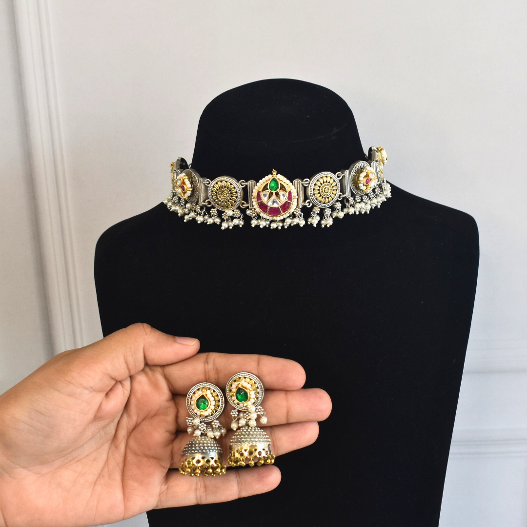 Pachi Kundan Designer Necklace Set