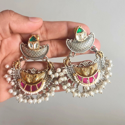 Pachi Kundan Stud Earrings