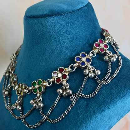 Hiral Glass Necklace Multicoloured