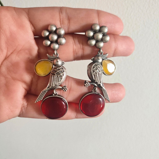 Chidiya stone Earrings