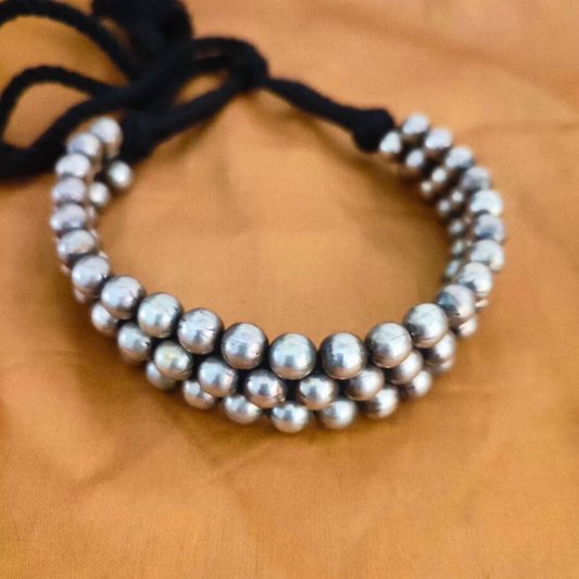 Tara 3 ball choker necklace