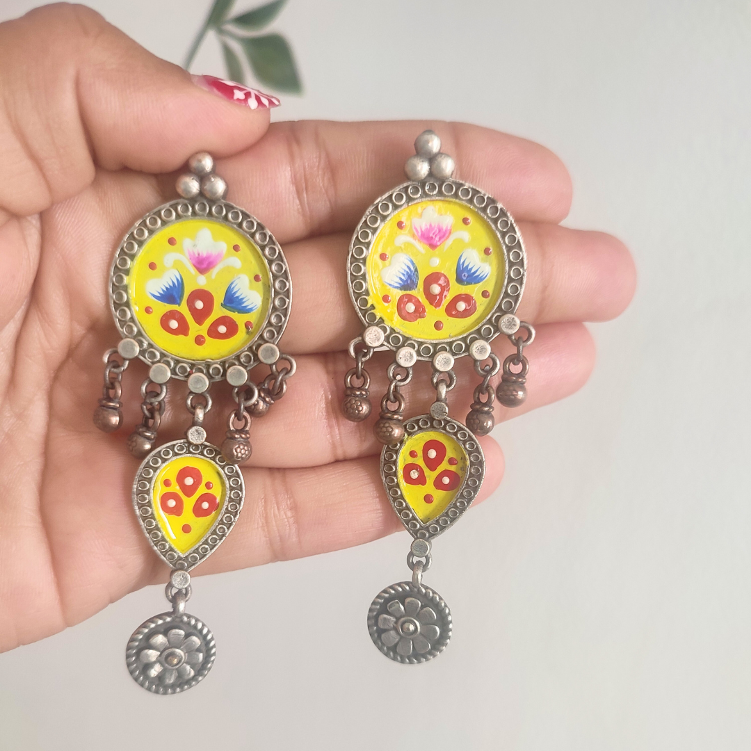 Preet Handpainted Earrings