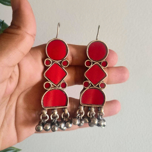 Riddhi glass earrings