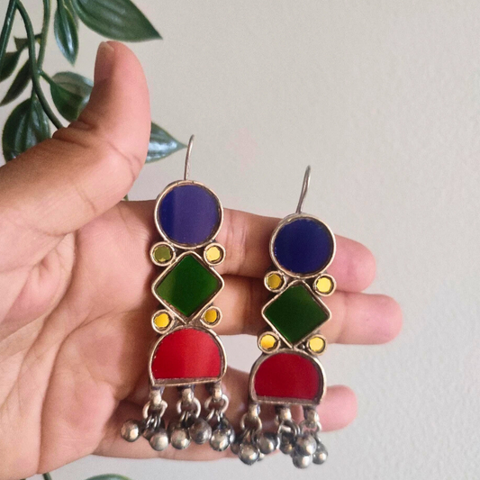 Riddhi glass earrings