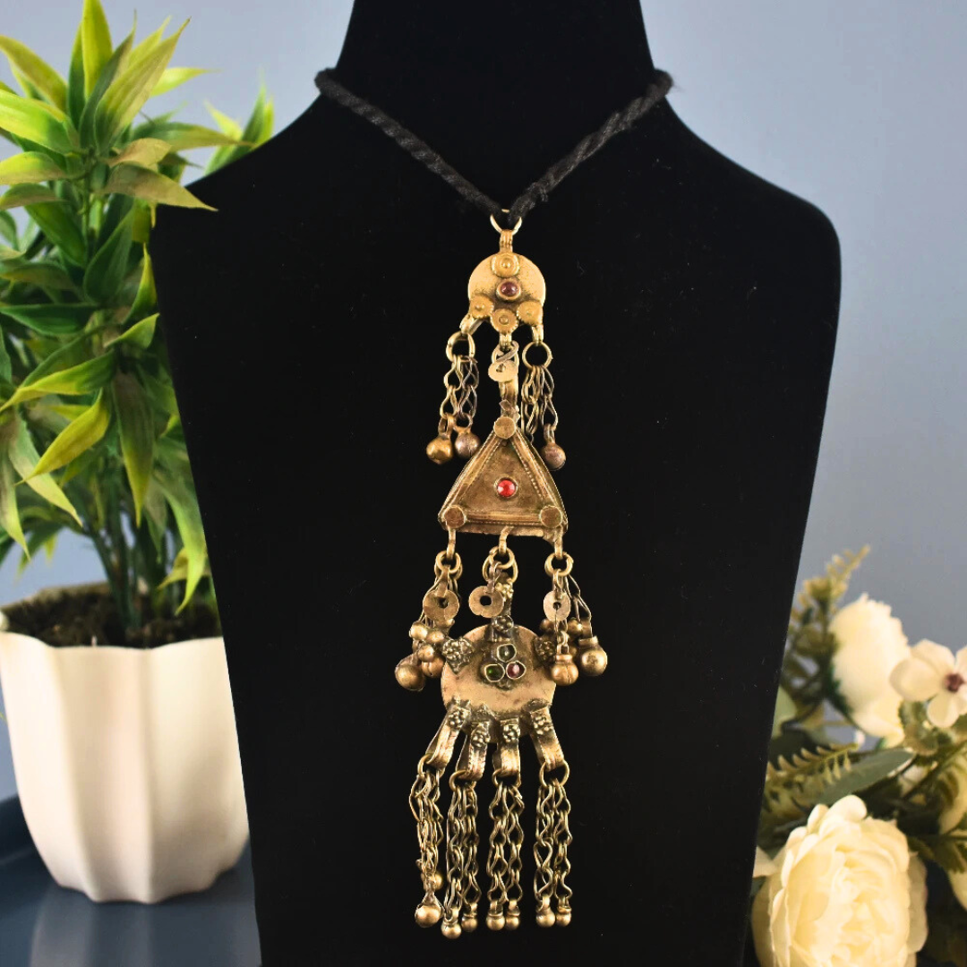 Ahana Afghani Statement Pendant Necklace