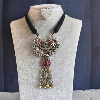 Statement Afghani Pendant Necklace